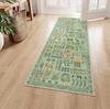 Corridor Carpet Long Runner Rug Green Plant Leaf Carpets Soft Machine Washable Floor Mat Hallway Home Decoration Rugs