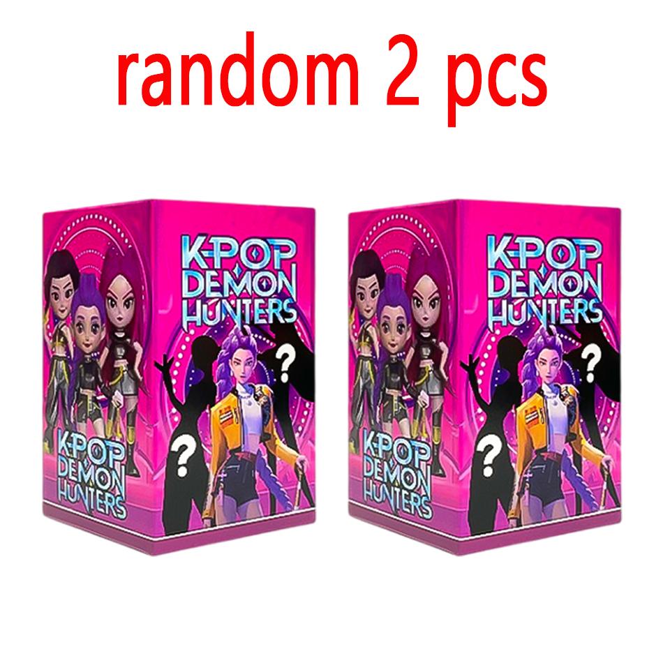 Anime Kpop Devil Hunter Blind Box Demontage Spaß Blind Bag Kleine Statue Peripheres Modell Desktop Blindbox Dekoration Geschenk