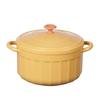 Lovely Solid Stainless Steel Double-handle Covered Instant Noodle Bowl Soup Bowl Insulated Home Lunch Box Versatile In Use