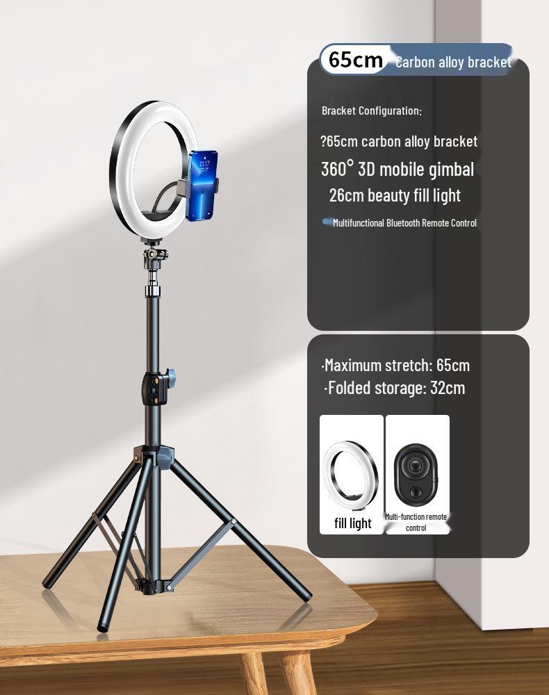 Dual-Phone Multifunctional Selfie Stick & Tripod for Live Streaming