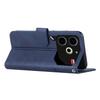 For TECNO Pova 6 Neo Case Magnetic Clasp Stand Leather Phone Cover Line Decor