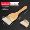 Wool-Latex Paint Brush with Wooden Handle, Soft Non-Shedding Bristles, Ideal for Wall Cleaning and Painting