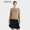 PORTS Women's Autumn Knitted Round Neck Pullover