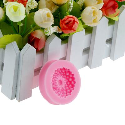 Flower Sea Anemone Shape Silicone Fondant Cake Mould Decorating Mold Baking Tool