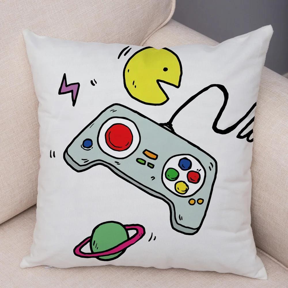 Game Room Decoration  Player Dazzle Handle Series Pillowcase Home  Boy's  Bedroom  Cushion Cover