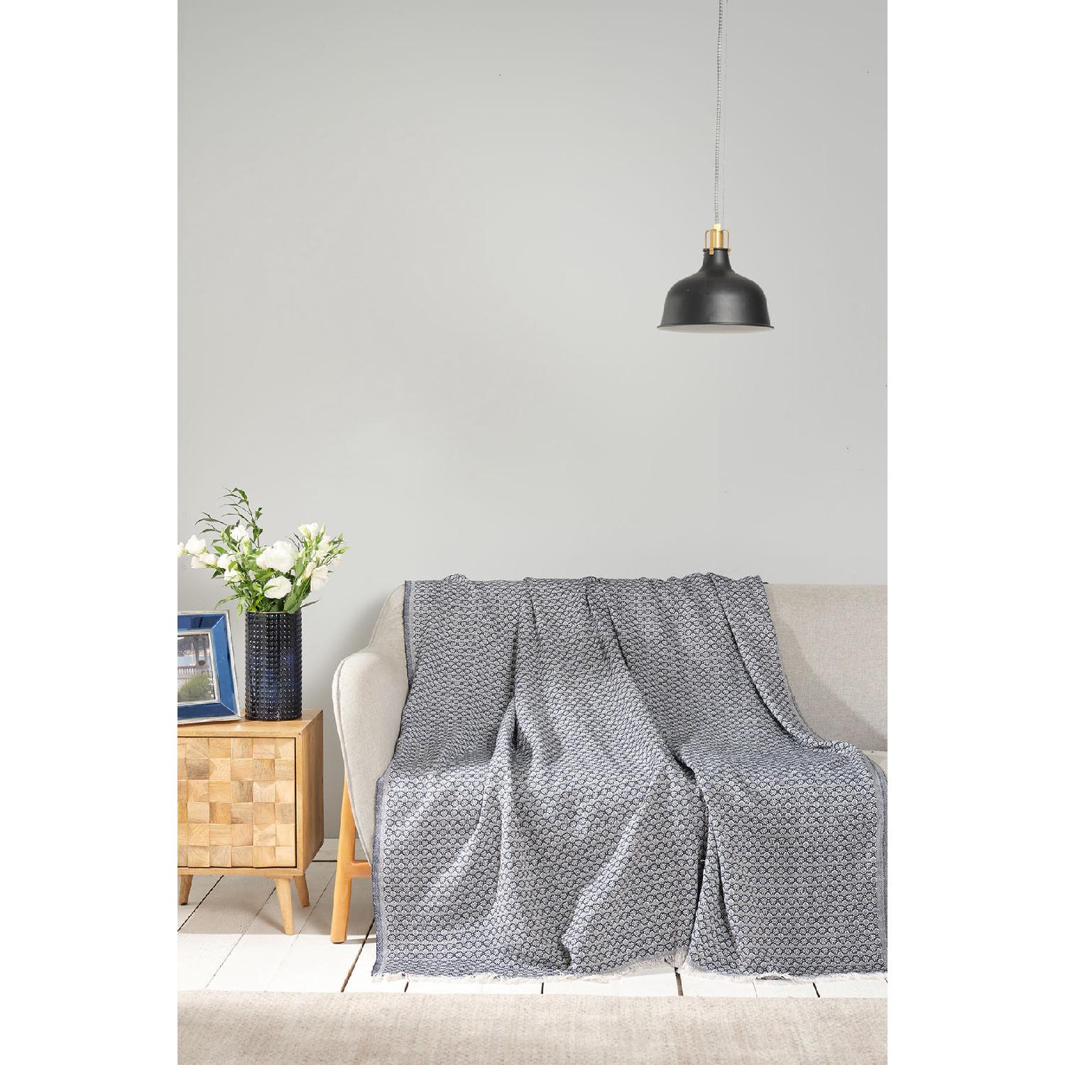 

Bety Темно-синий чехол для дивана, одеяло для телевизора, одинарное, 170 x 210 см 170 x 220