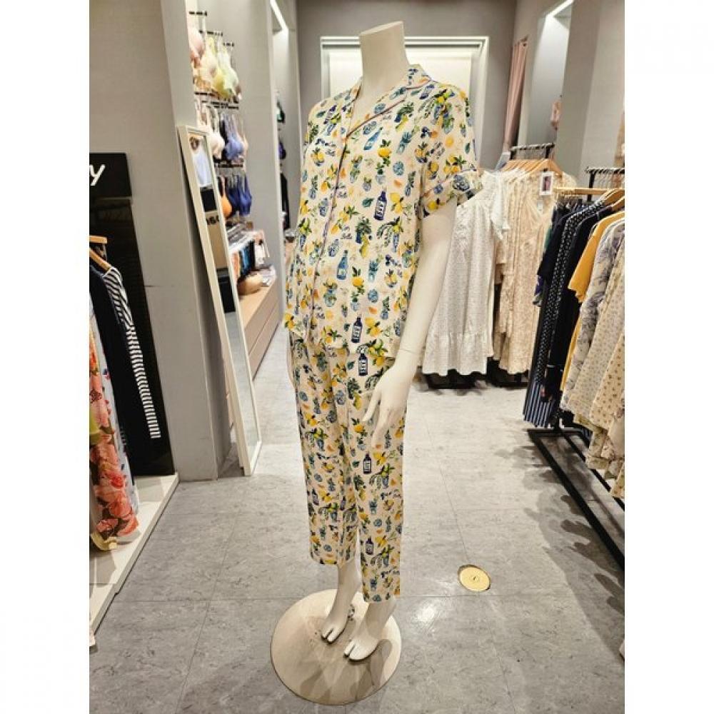 Barbara Cream Flower ASamyeon Women S Pajama Awp4619b