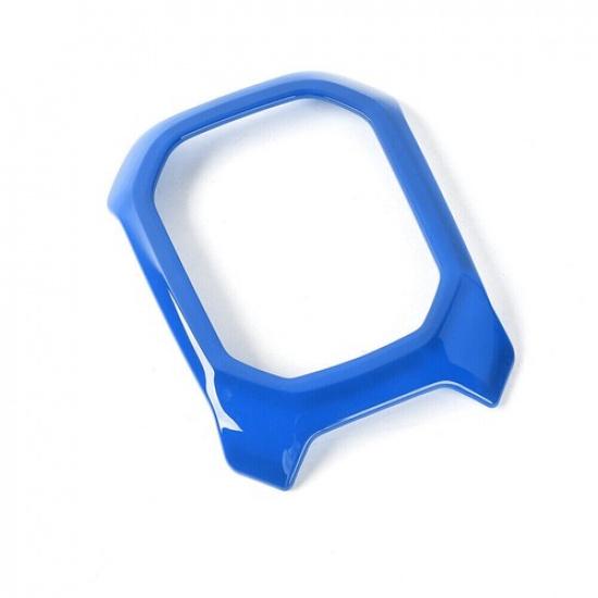 Central Console Gear Shift Frame Panel 1PCS For Jeep Renegade 2016+ Bright Blue