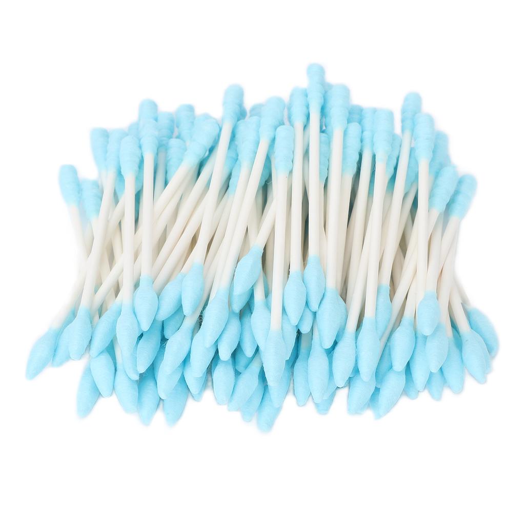 Sppry Lot De 100 Cotons-tiges à Double Pointe Emballés Individuellement à L'huile D'olive (extrémité Ronde/pointue