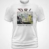 Baumwoll Unisex T-Shirt Damit umgehen! Schmutzige verrottete Idioten D.R.I. Kurt Brecht