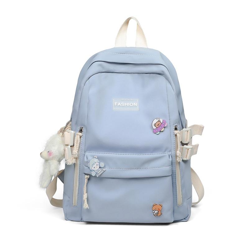

School Bag Junior High School Style Korean Version Cute High School Students 3Rd To 5Th And 6Th Grade Primary School Students Backpack Luggage синій