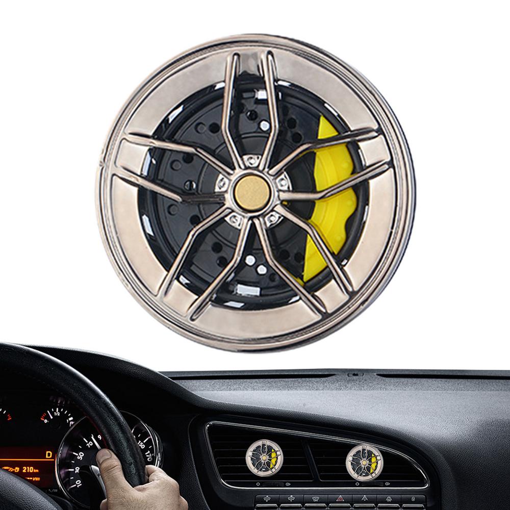 Car Diffuser Vent Clip Car Fragrance Diffuser Vent Clip Wheel Design Car Outlet Aromatherapy Stylish Car Accessories Interior