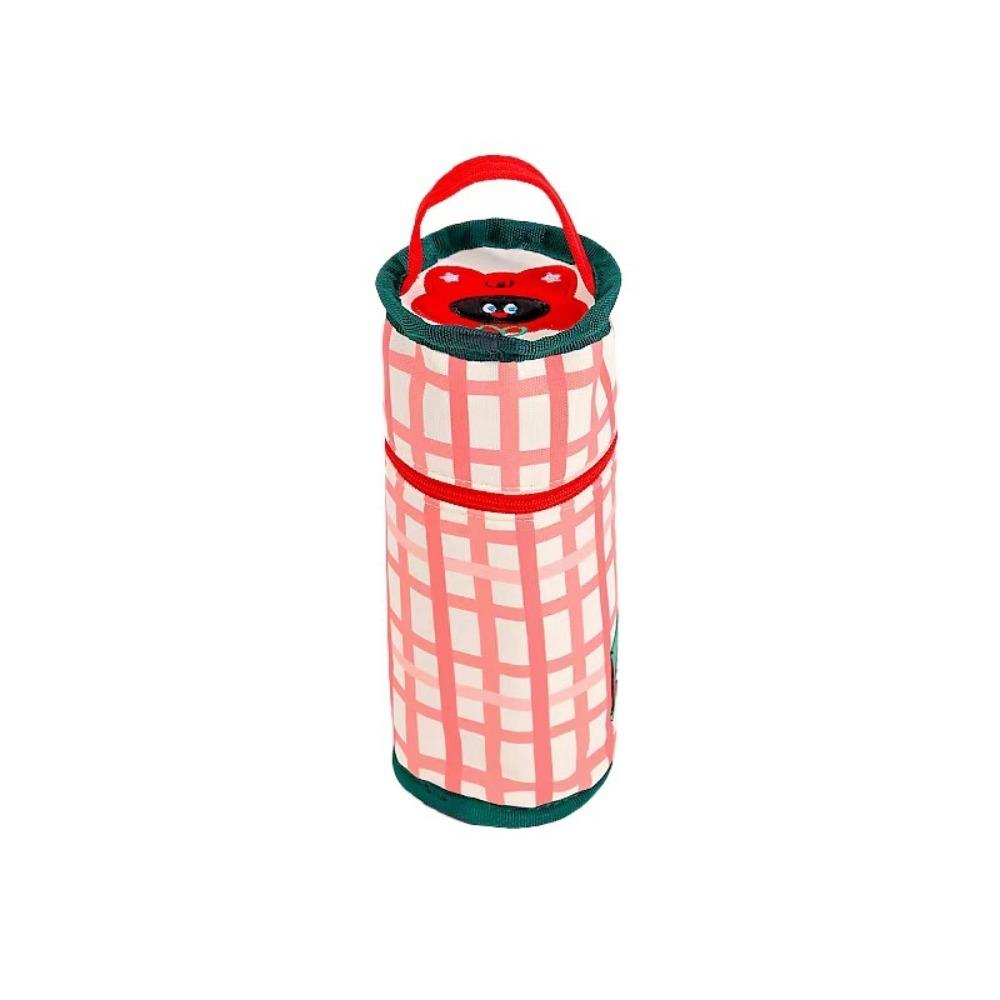 

New Large Capacity Pencil Case Portable Simple Design Pencil Bag Aesthetic Storage Bag Office червоний