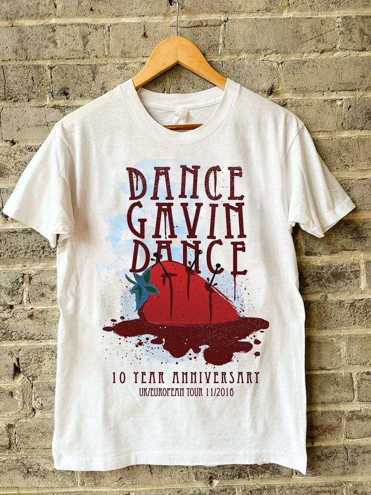 Vtg Dance Gavin Dance Band 10th Anniversary Shirt Unisex Concert S to 5XL AR223 Unisex T-Shirt XXL