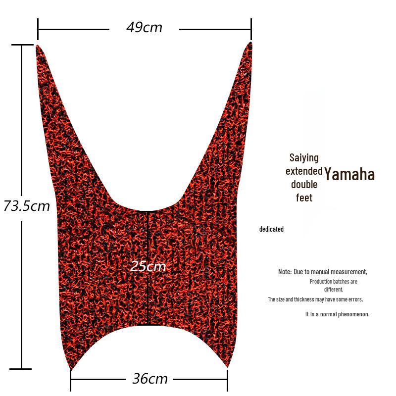 Yamaha Saiying CYGNUS G Non-Slip Footrest Scooter Mat, Extended Version