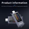 16 In 1 Type-C Tester DC 4-30V 0-12A Digital Voltmeter Ammeter Current Voltage Meter Amp Volt Detector Power Bank Charger Indica