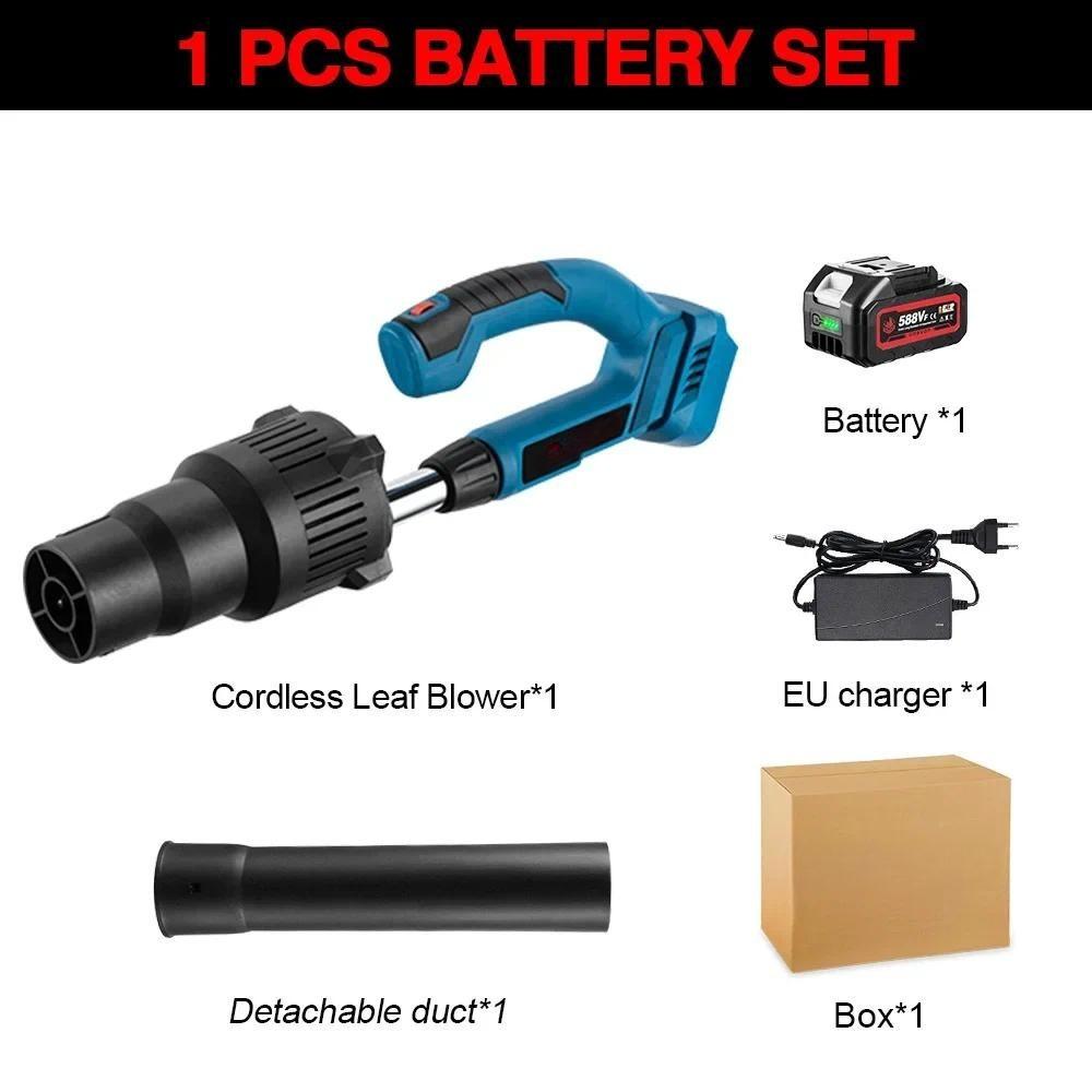 5 Gear 52000RPM High Power Garden Power Tools Brushless Electric Air Blower Scalable Wireless Portable Blower