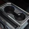 Carbon Fiber Car Front Water Cup Holder Panel Cover Trim For Ford F150 2017-2019