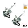 BDP1073-1 2 Pieces Rear Left AND Right Door Hinge Brake Stop Check Strap Limiter Protection Lever Arm for BMW 7 Series E38 1994-2001 51228171672