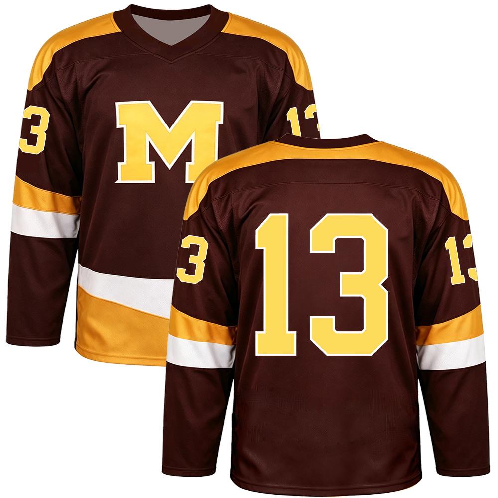 Big Time Rush Hockey Trikot Klassischer Grafikdruck Sportbekleidung Langarm V-Ausschnitt Oversize Oberteil Unisex Atmungsaktiv Freizeit Sweatshirt