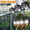 Solarbetriebene Solar-Gartenleuchte 4 Lichtmodi Clip-Leuchte Tragbare Solar-Bewegungsleuchten Außen