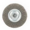Wire Wheel Brush 16mm Hole 5inch Abrasive Bench Crimped