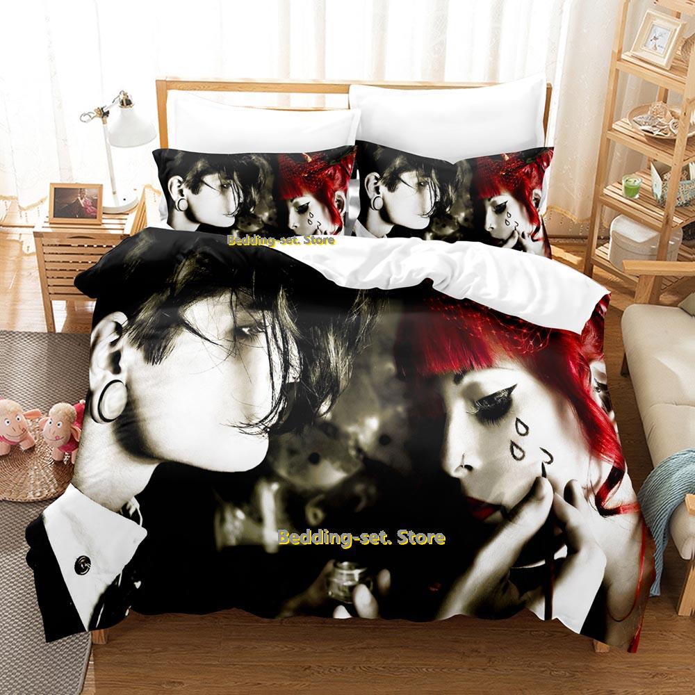 Comforter Dark Emo Bedding Set Single Twin Full Queen King Size Bed Set Adult Kid Bedroom s 3D Print Anime Bed