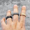 Vintage Viking Rune Rings For Men Women Stainless Steel Rotatable Fidget Spinner Ring Retro Amulet Jewelry