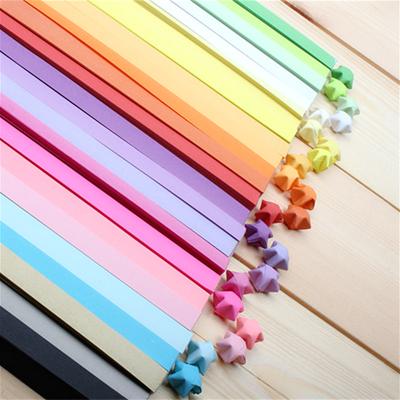 80Pcs Strips Paper Home Origami Quilling Wedding Decoration Handcraft Lucky Star