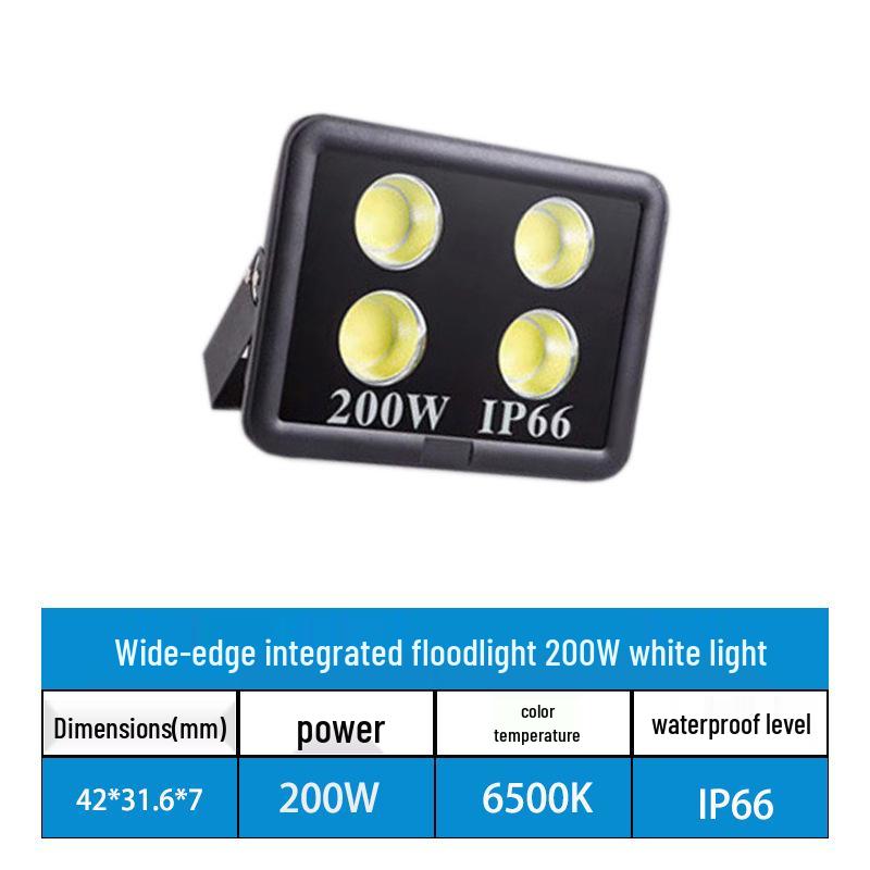 High-Power Outdoor COB LED Floodlight for Sports Courts and Billboards