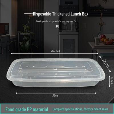 Jingmeihex Disposable Rectangular Food Container