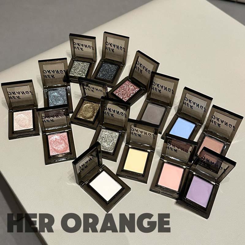 HERORANGE Smoky Sweet Cool Eyeshadow Palette: Shimmer & Matte, Highly Pigmented for Brightening, Natural Look, Affordable Makeup