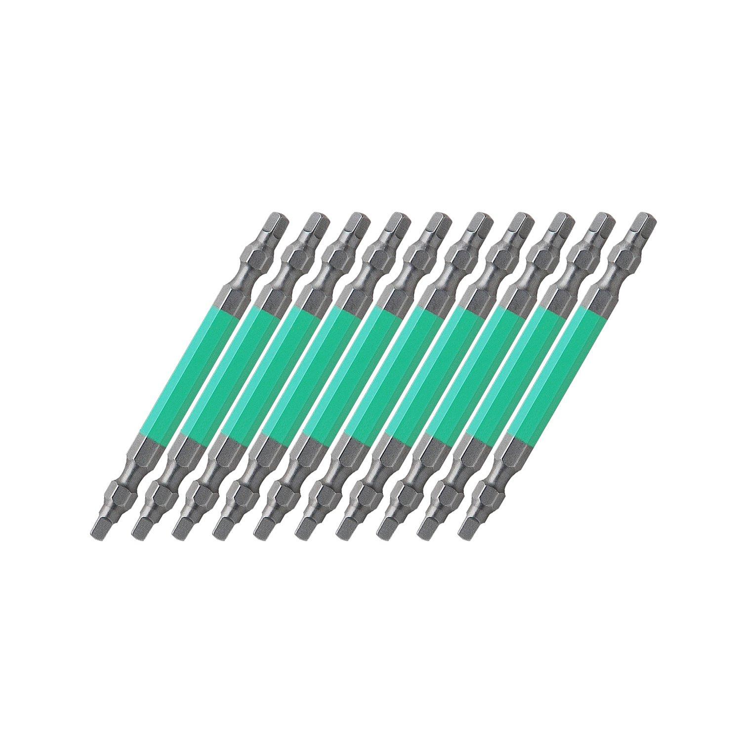 

ANEX Color Bits, Square, Double-Ended, SQ#3x85, 10-Pack, ACS-14M