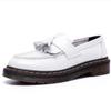 Women's genuine leather low-top small leather shoes fringed loafers student round head casual shoes