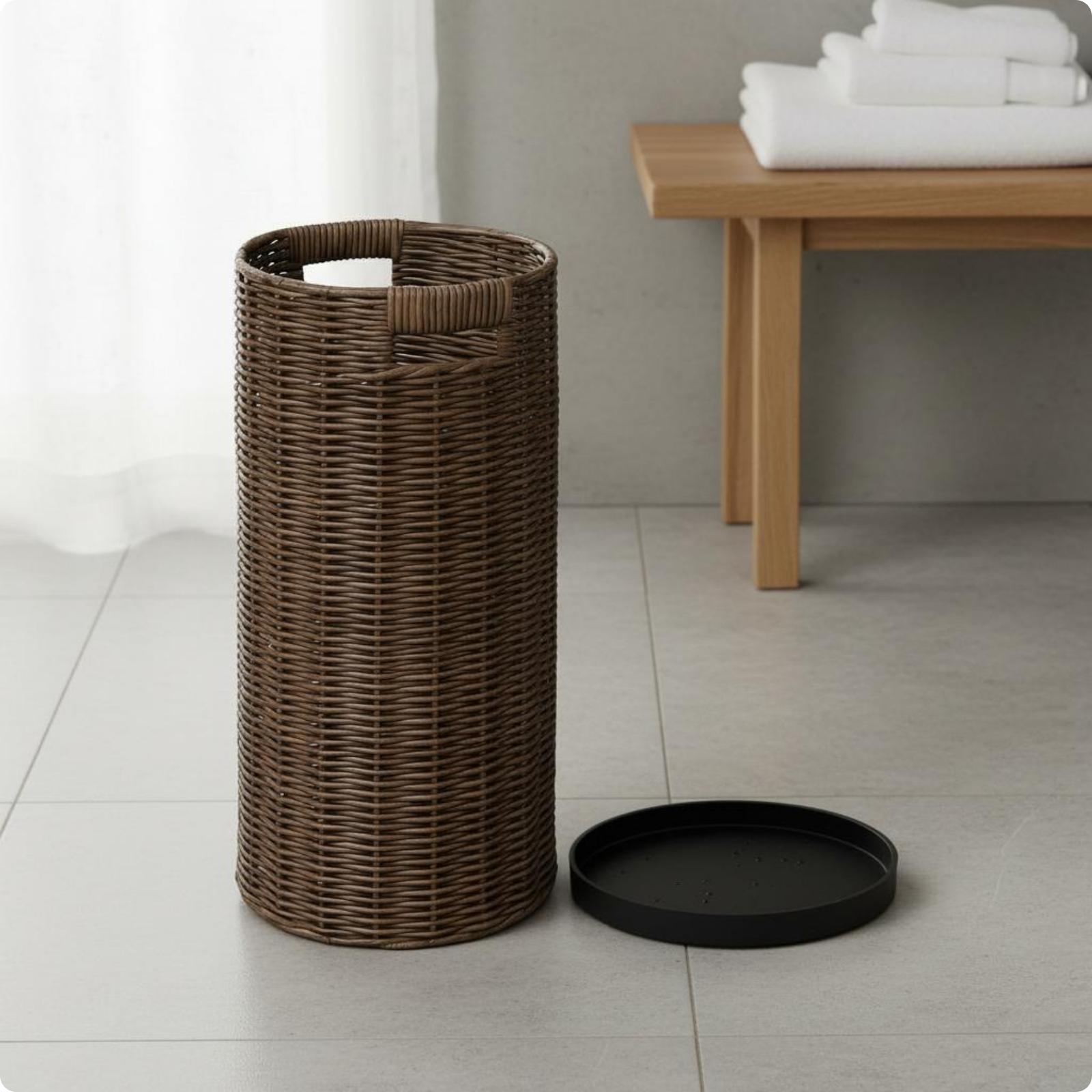 Umbrella Stand Cylindrical Cane Holder Raised