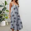 BITCED Abiti Casual Senza Maniche con Scollo a V per Estate e Primavera