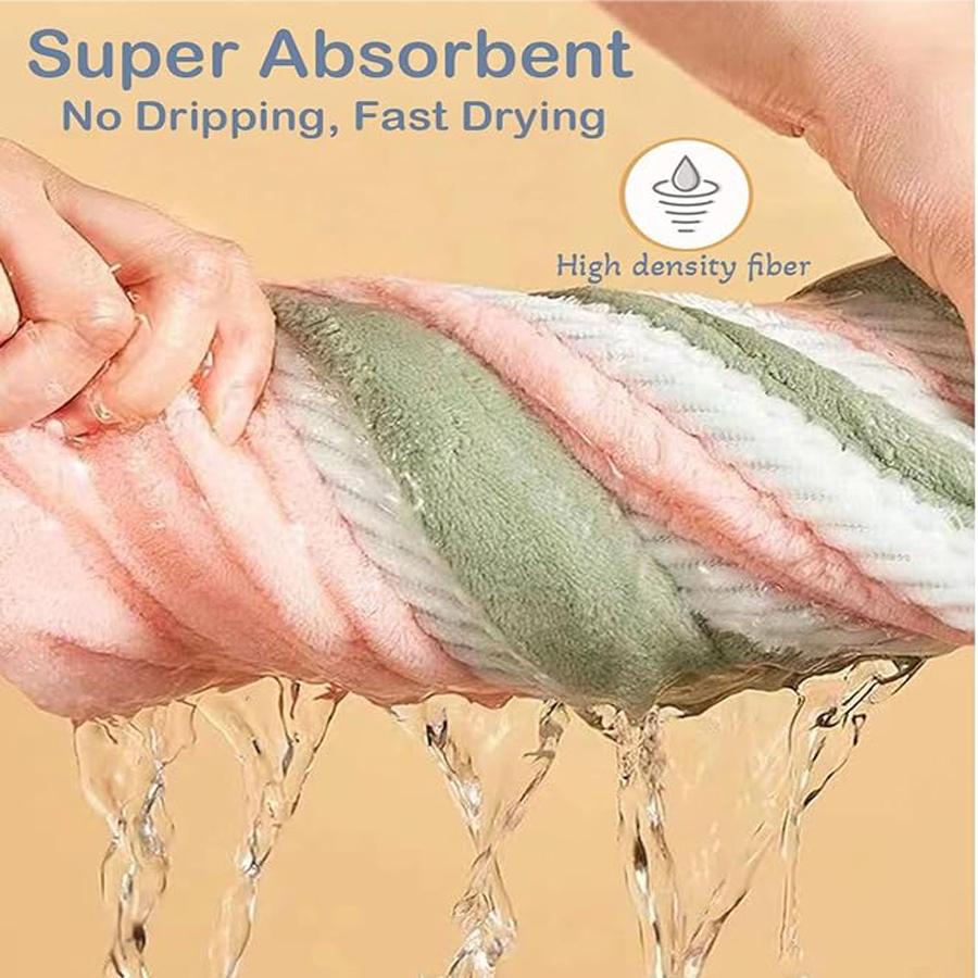 1PCS Double Thickened Hair Dryer Cap Super Absorbent Blow Free Quick Dry Hair Wash Towel Hair Towel Shower Cap