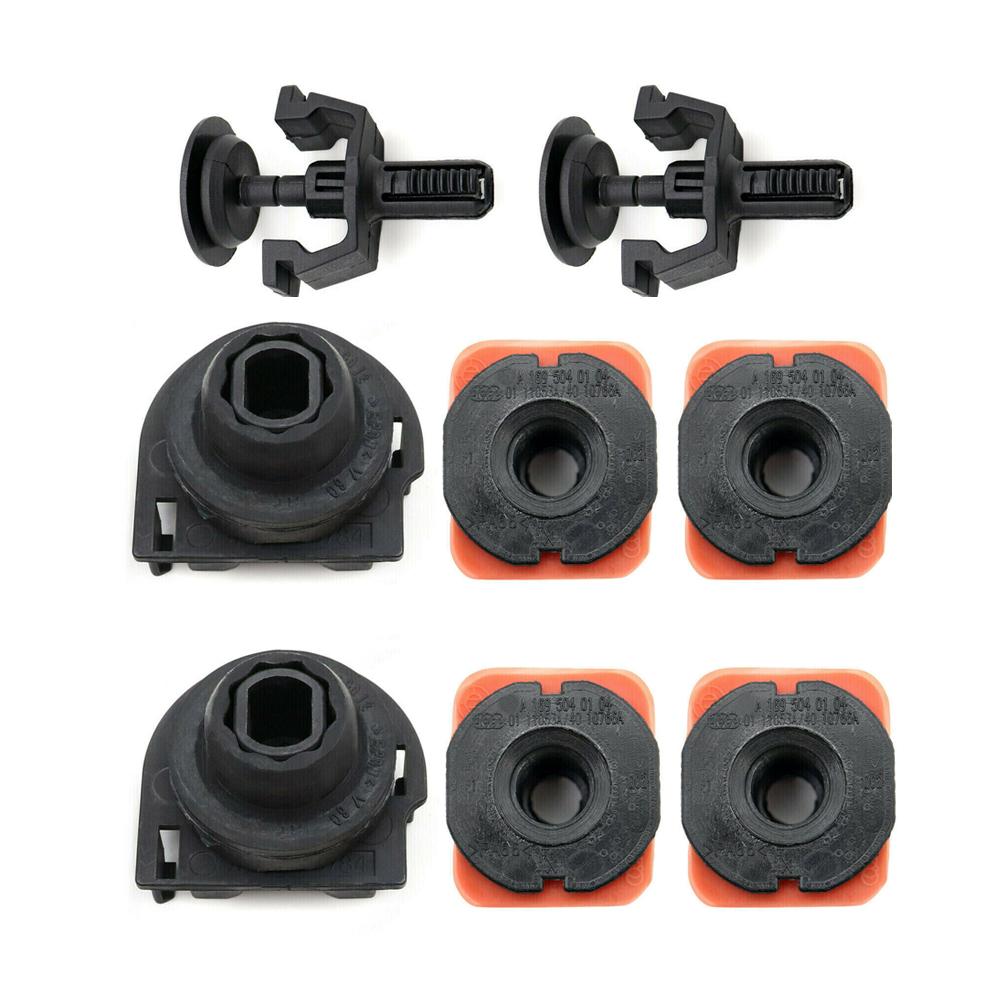 

Прочный черный комплект для крепления кронштейна радиатора верхний для Benz C200 C300 E300 E550 GLK350 профессиональные автомобильные аксессуары чёрный