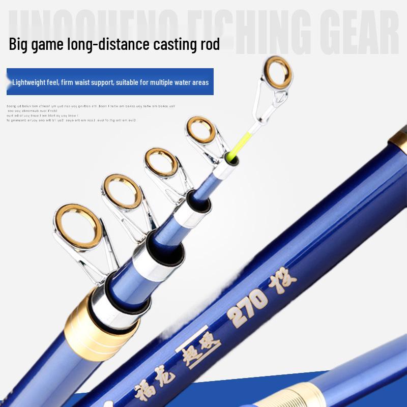 Heavy Duty Sea Rod: Long Cast Wolf King Fulong for Big Fish and Carp Fishing