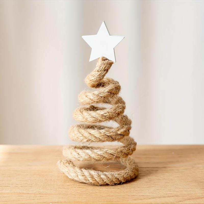 

1Pcs New Christmas Decoration Creative Nordic Style Wooden Christmas Tree Ornament Desktop Decoration