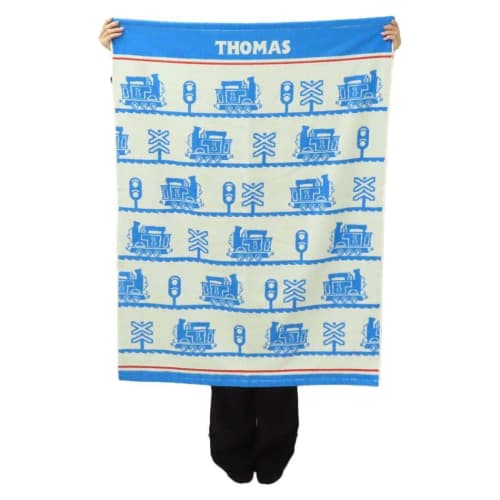 Marushin Towel Blanket for Children, Thomas the Tank Engine Present, Cute, 100% Cotton, Girls, Boys, Character, Nap Blanket, For Summer, Nursery Schoo