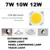 10pcs COB LED Chip 7W 10W 12W 11mm Light Emitting Surface 3000K 4000K 6000K LED Lamp Beads Spotlight Downlight Lamp Light Source