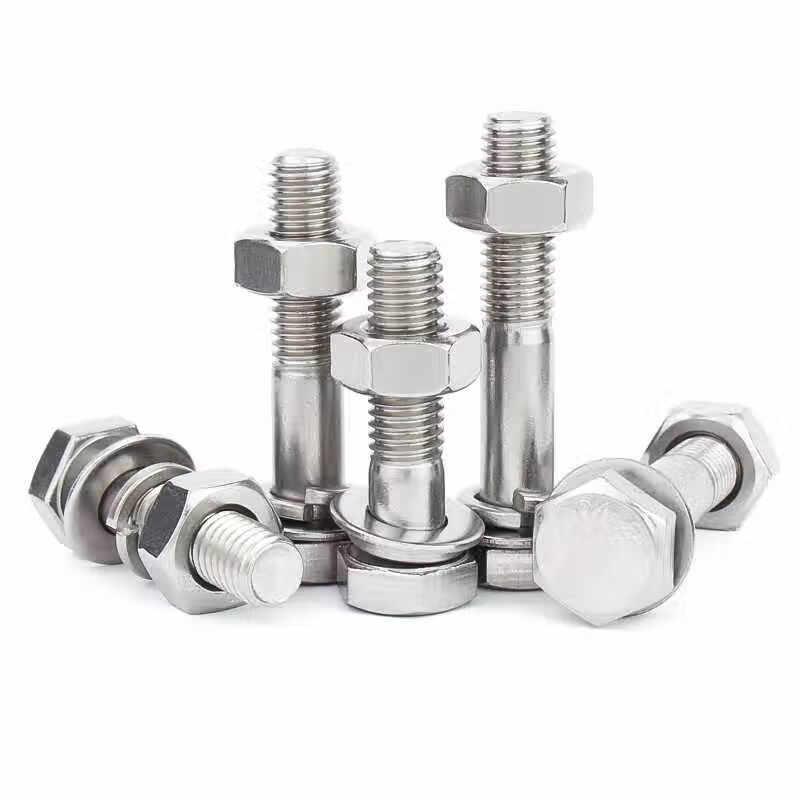 Zhongge 304 Stainless Steel Half-Thread Hex Bolt