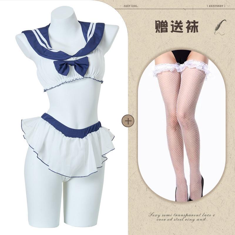 Aishangyou Erotic Underwear Sexy Erotic Free Underwear Split Jk Uniform Role-playing Erotic Suit