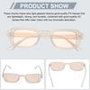 Eye Strain Prevention UV400 Stylish Sunglasses with UV400 Cut for Computers and Blue Light Gray [uxcell] Glasses, Square-Shaped Lenses, Unisex,