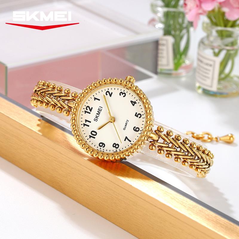 Skmei Quartz Watch for Women 3bar Waterproof Date Stainless Steel Business Fashion Casual Women's Watch 2548