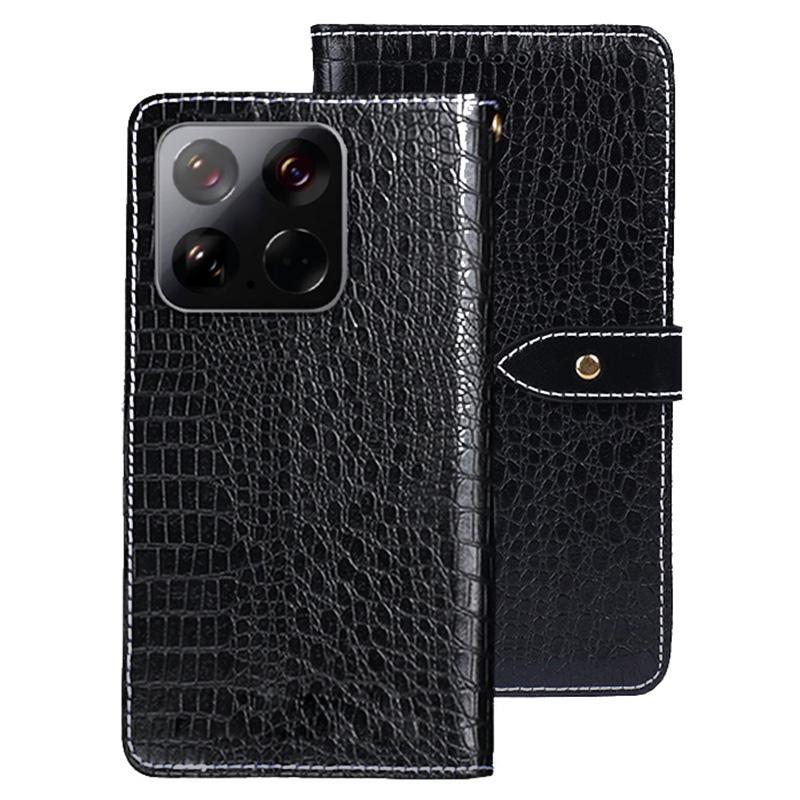 

IDEWEI For Xiaomi 15 Case Crocodile Texture PU Leather Flip Phone Cover A