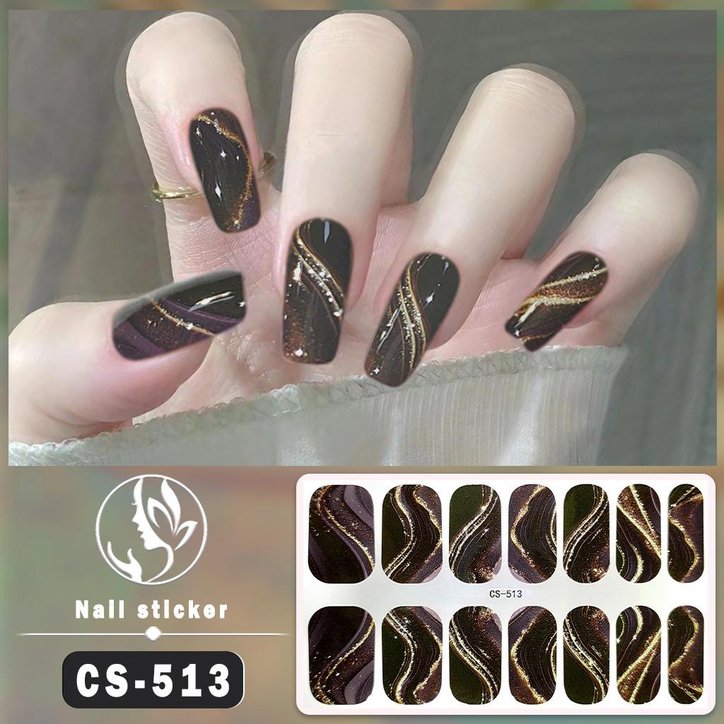 

Новая серия водонепроницаемых наклеек для ногтей из гель-лака без запекания, полная наклейка, однотонная, с эффектом перелива, бумага для ногтей, пластырь для ногтей