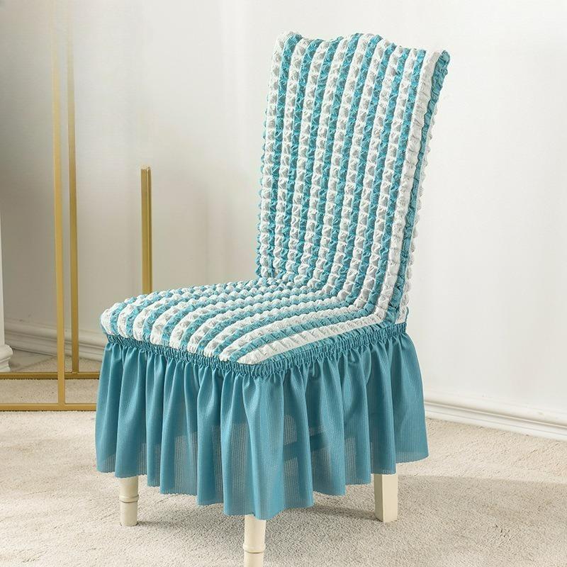 High-elastic Chair Covers Dining Room Soft Skin-friendly Breathable Wedding Decor Lace Universal Seat Covers