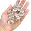 10Pcs 10 Sided Dice D10 Polyhedral Clear Transparent Dices For Board Games 0-9 Number 18Mm Rpg Dice Family Dice